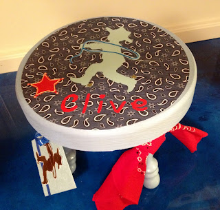 ~ Marilyn's Crafts ~: Cowboy Themed Time-Out Stool