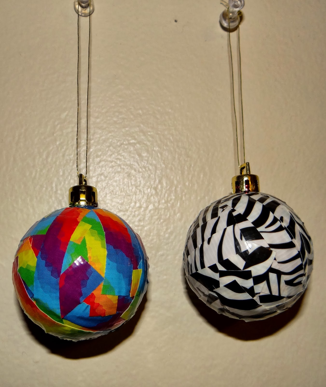 Amber's Craft a Week Blog Duct Tape Ornaments
