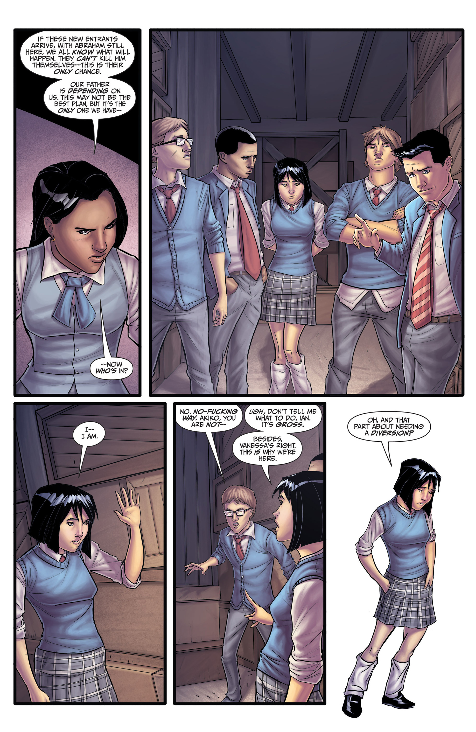 Read online Morning Glories comic -  Issue #25 - 13