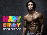tiger shroff birthday wallpapers whatsapp status video, celebrate this season birthday with tiger shroff muscular body picture.