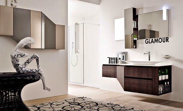 Necessary and Vital Spaces in bathrooms by Cerasa Italy