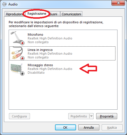 MISSAGGIO STEREO SCARICARE