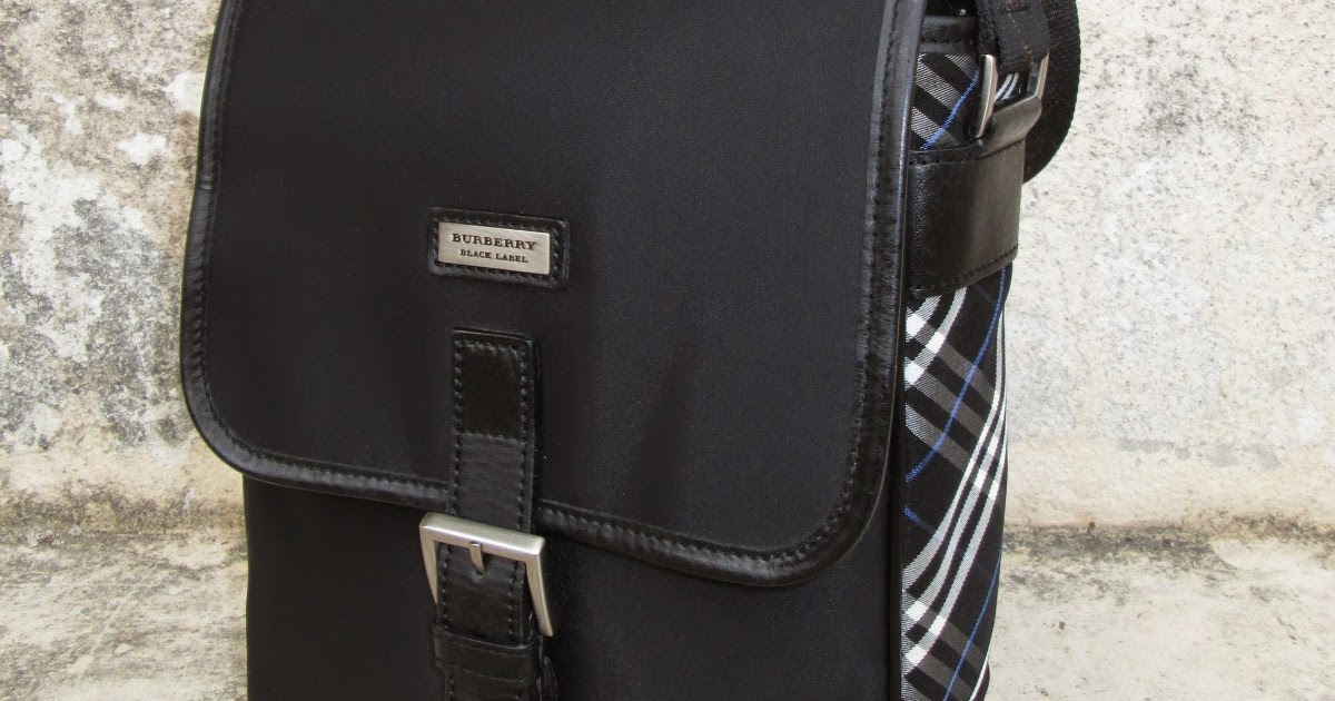 burberry black label sling bag