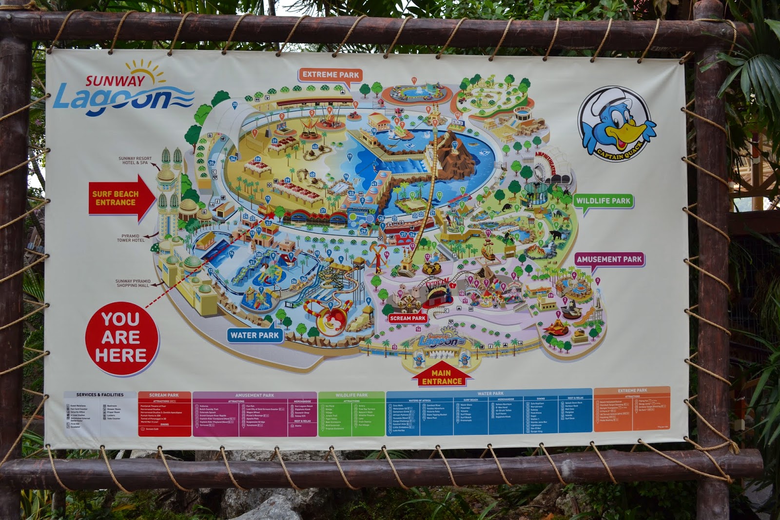 Sunway Lagoon Theme Park Map Sunway Lagoon Theme Park Malaysia Multi ...