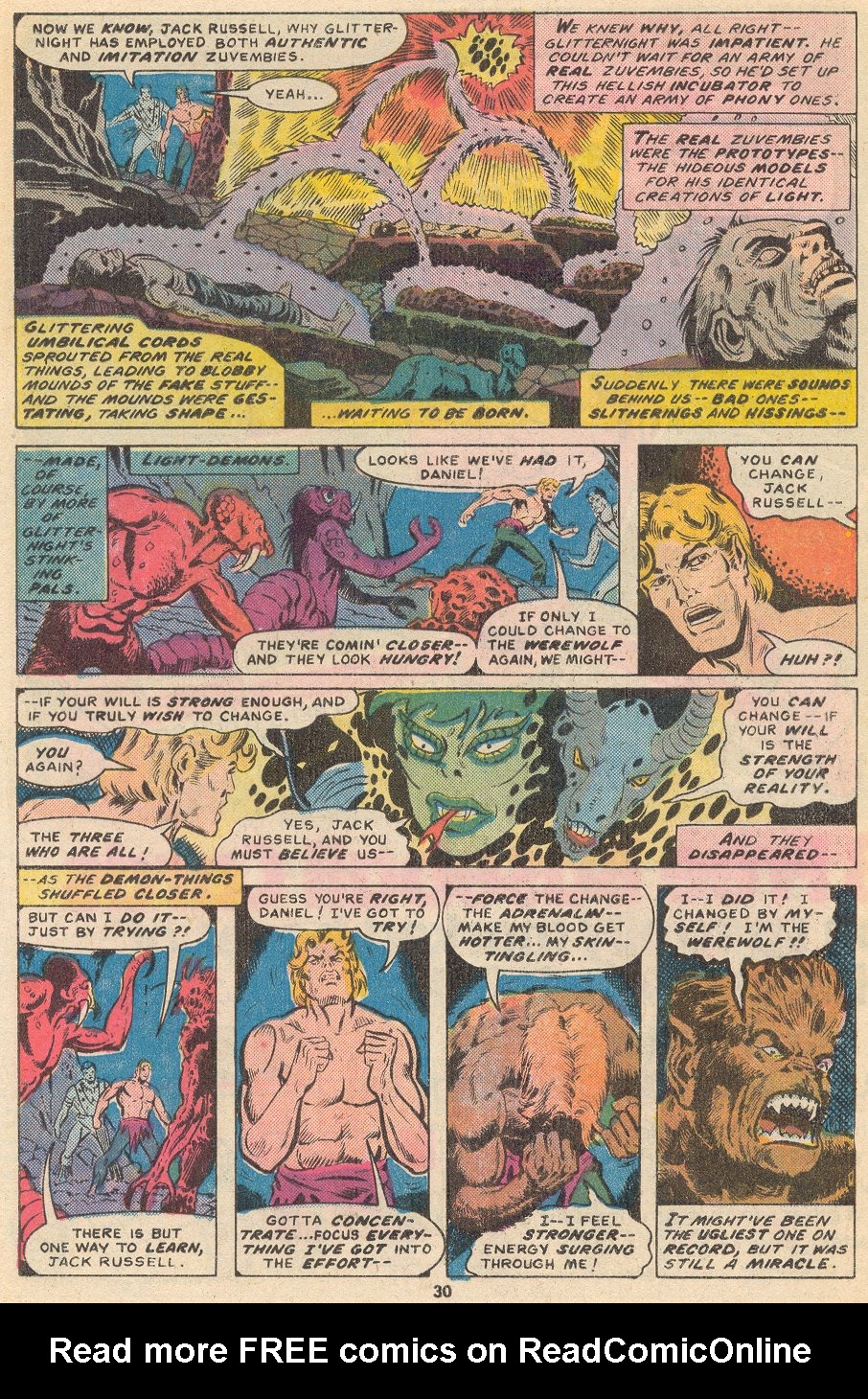Read online Werewolf by Night (1972) comic -  Issue #40 - 20