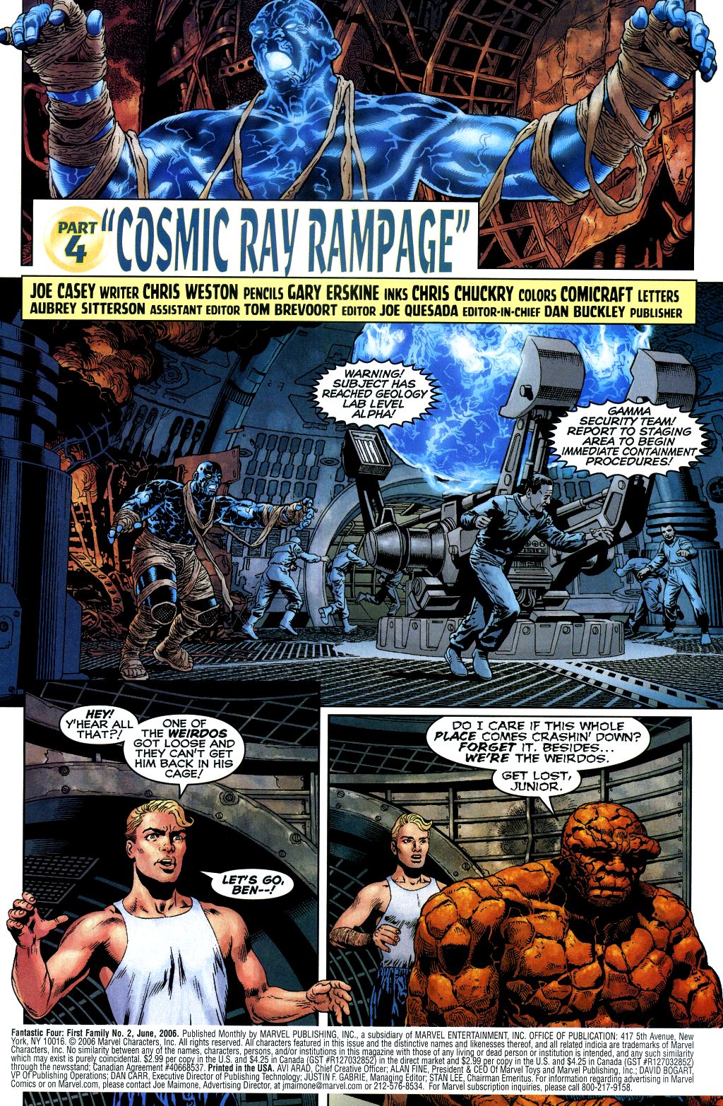 Read online Fantastic Four: First Family comic -  Issue #2 - 2
