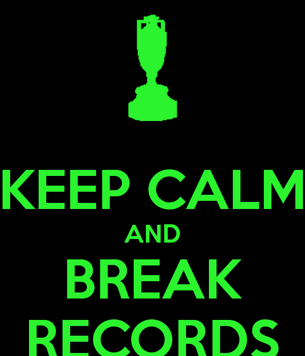 MUSINGS OF A SCIFI FANATIC Breaking Records