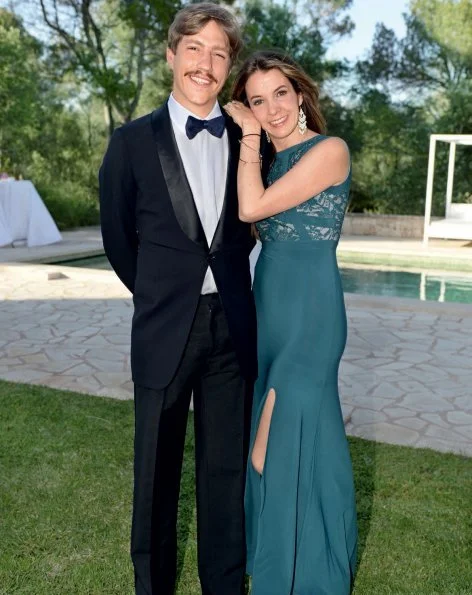 Prince Louis of Luxembourg and Princess Tessy of Luxembourg attended a summer party in Palma de Mallorca
