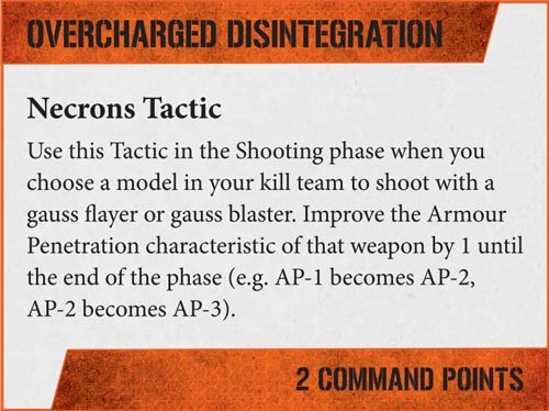 Tácticas Kill Team Necrones