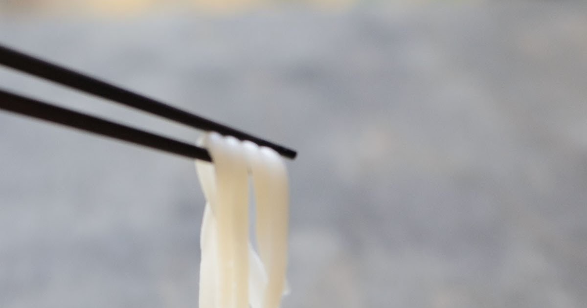 Homemade Rice Flour Laksa Noodles Lisa's Lemony Kitchen