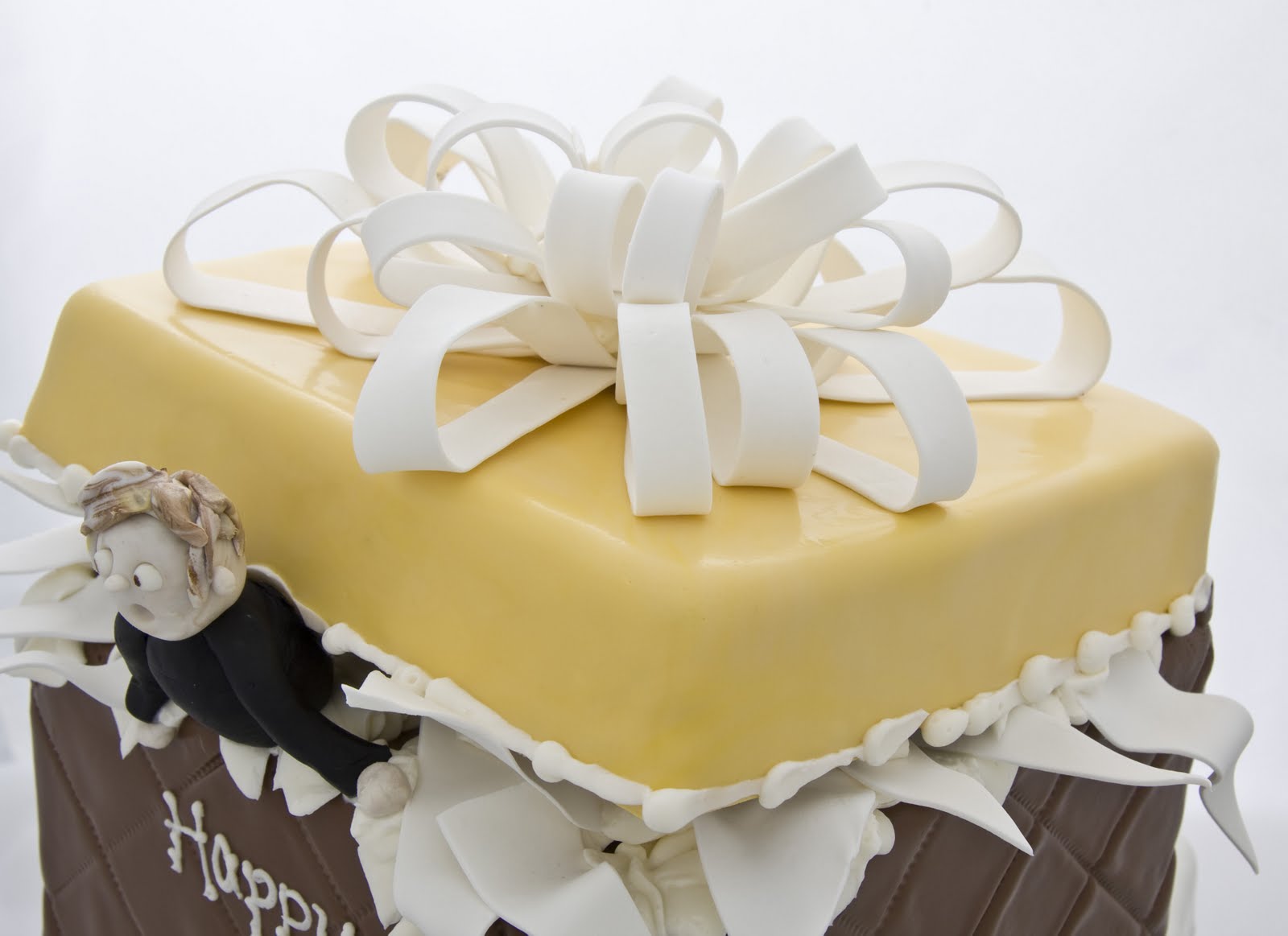The Crimson Cake Blog Stacked Gift Box Cake