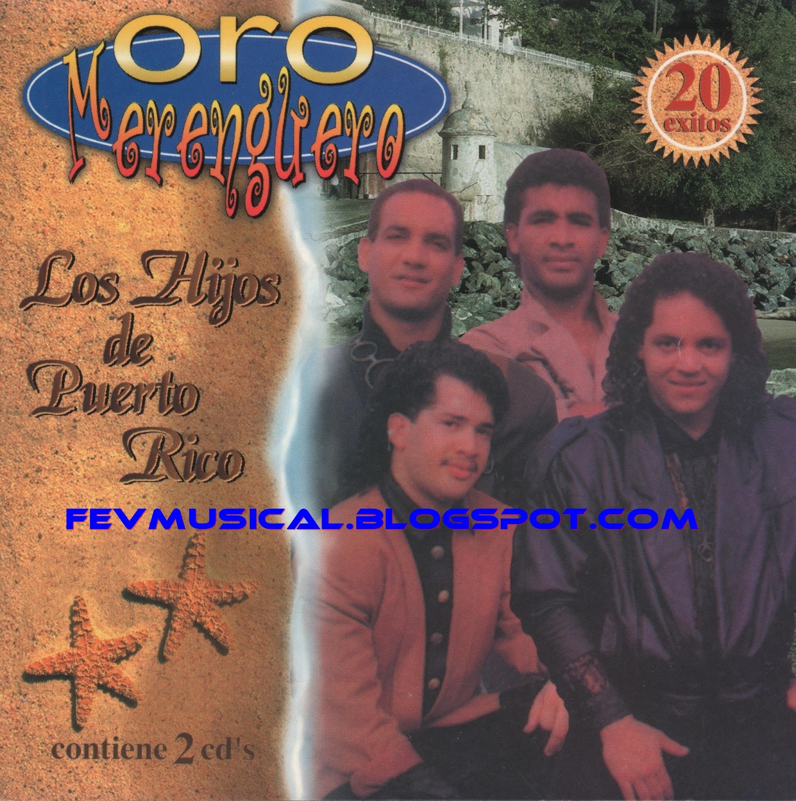 FEV MUSICAL: 1996 - Los Hijos De Puerto Rico - Oro Merenguero (Rodven)