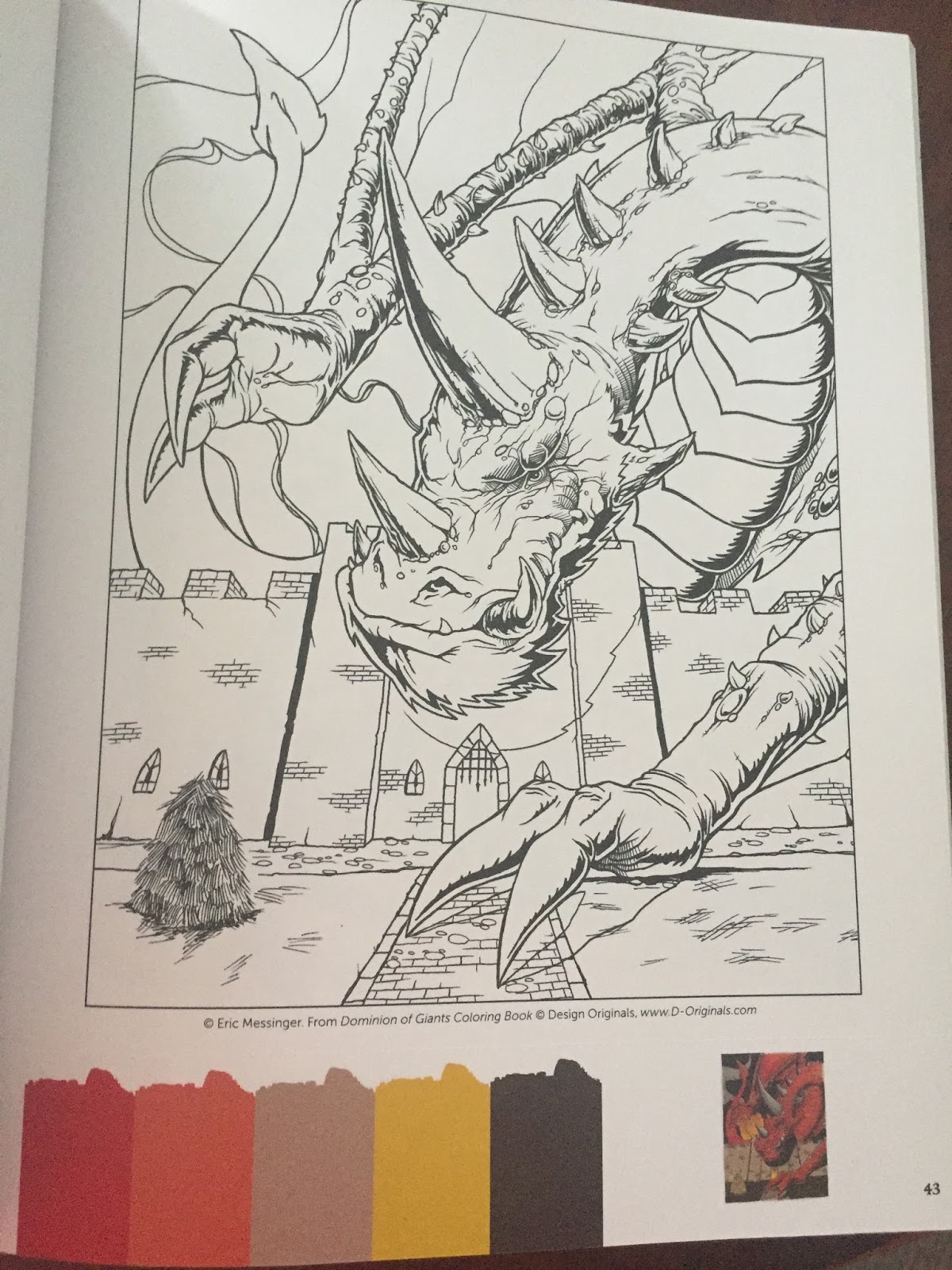The Book Has Over 32 Giants To Be Colored With Some Of Pages Providing A Color Guide And Thumbnail Photo What Picture Could Look Like