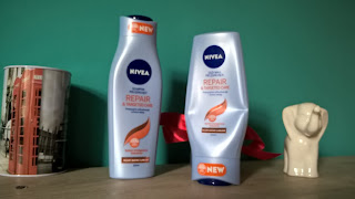 Recenzja - Nivea Repair and targeted care szampon + odżywka