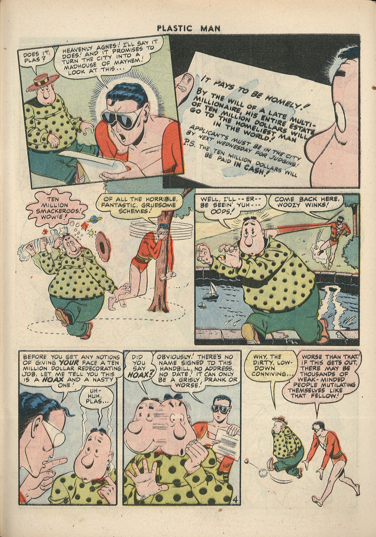 Read online Plastic Man (1943) comic -  Issue #8 - 39