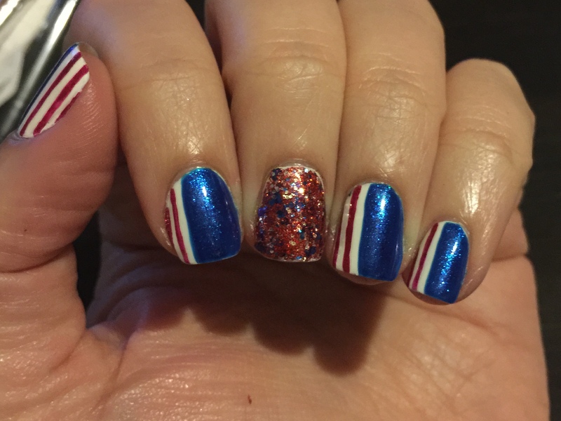Patriotic Nail Art for Labor Day - wide 8