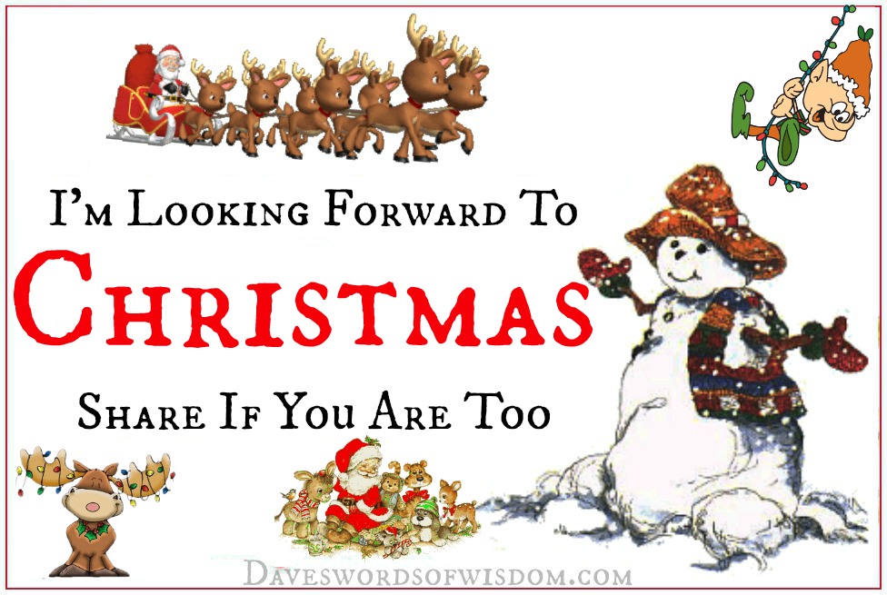 I'm Looking Forward To Christmas