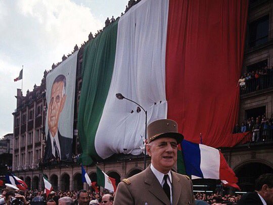 🇲🇽🇫🇷Del 16-19 de marzo 1964, el general de Gaulle hizo un viaje a México.