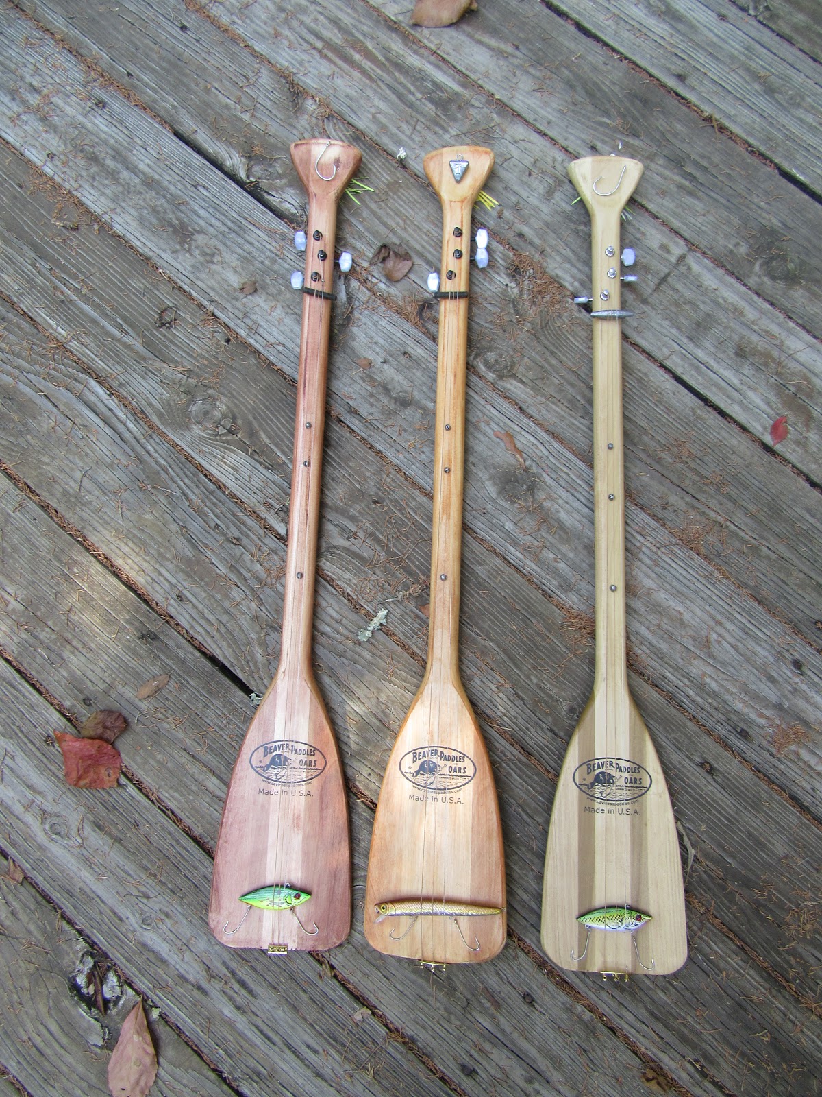 The older you will get... More Boat Paddle Guitars...