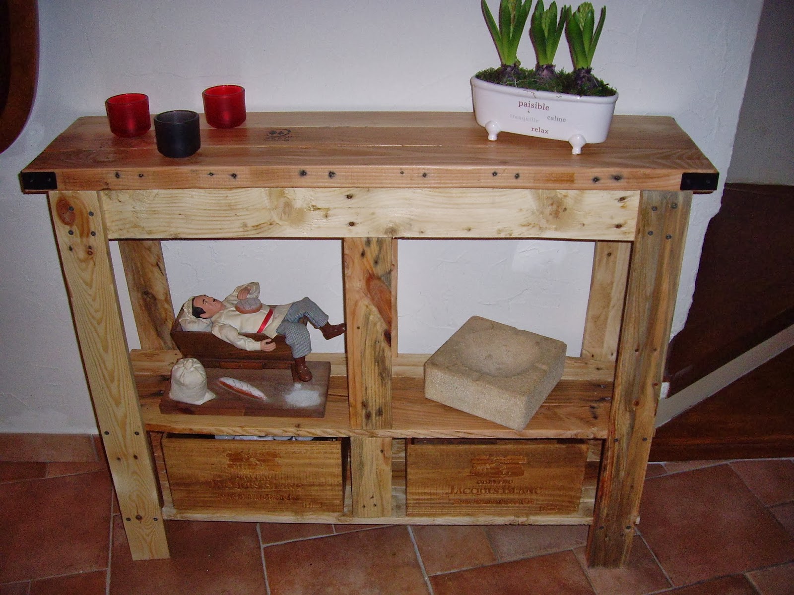 Objets déco, tutoriels et meubles en bois de palettes