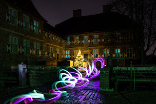 Lightpainting Lichtkunst Lightart Schloss Oberwerries