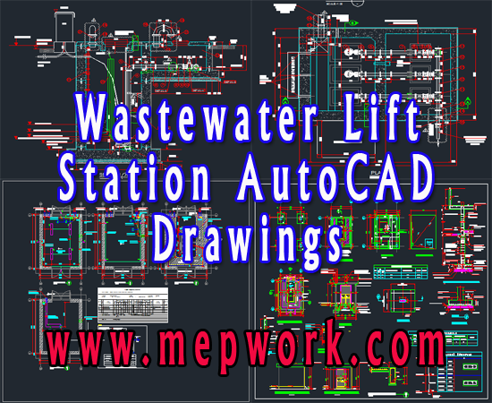 Download Sewage Pump Station Autocad Layout Example