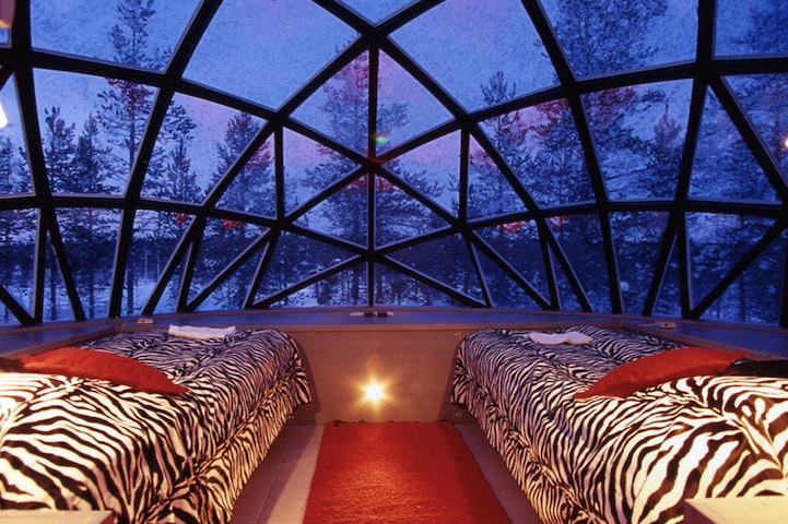 Glass Igloos with Magnificent Northern Lights Views in Finland