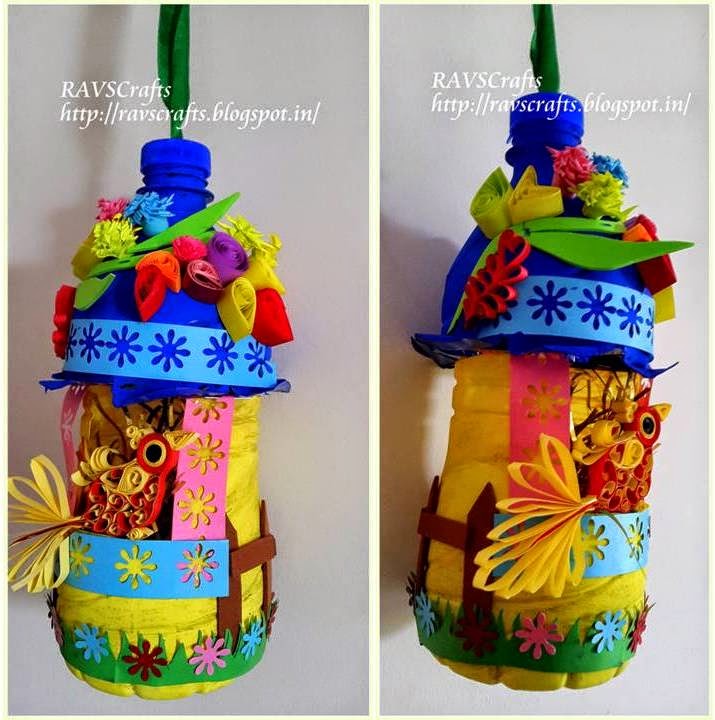 RAVSCrafts RECYCLED BIRD HOUSE