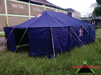 Tenda Komando Bansos bisa disebut tenda bantuan ataupun tenda bansos, Tenda Komando Bansos