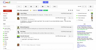 tampilan baru gmail