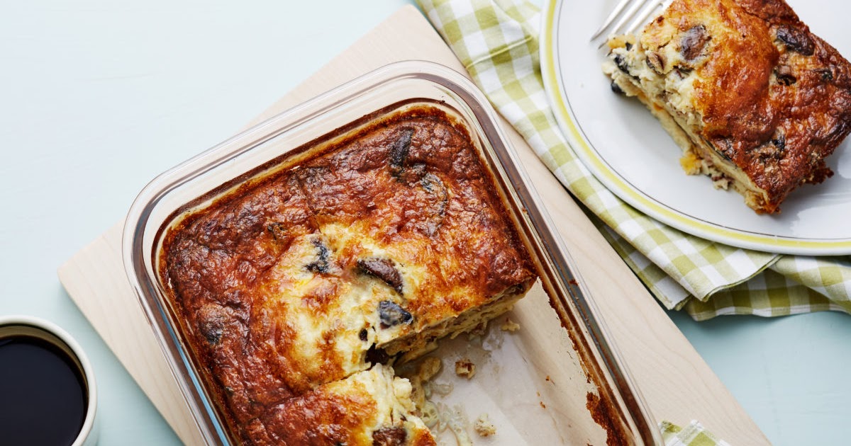 The Low Carb Diabetic Breakfast Casserole Bacon and Mushroom LCHF