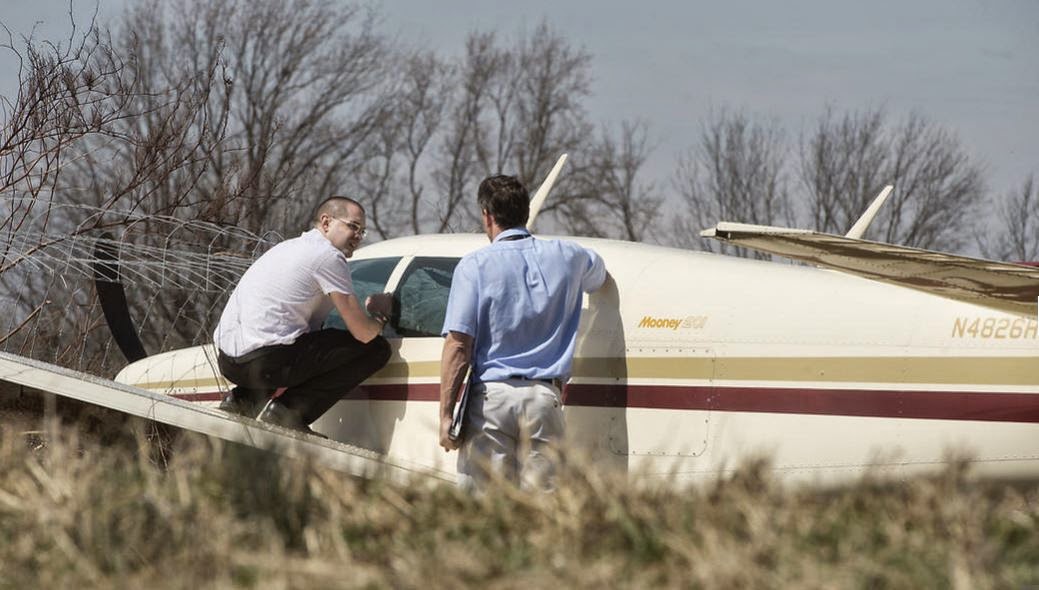 MEC&F Expert Engineers A MOONEY M20J SMALL PLANE CRASHES INTO FENCE