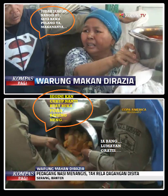 MEME NYLEKIT : Tentang Ibu Saeni Yang Menangis Saat Terkena Razia Satpol PP MEME NYLEKIT : Tentang Ibu Saeni Yang Menangis Saat Terkena Razia Satpol PP