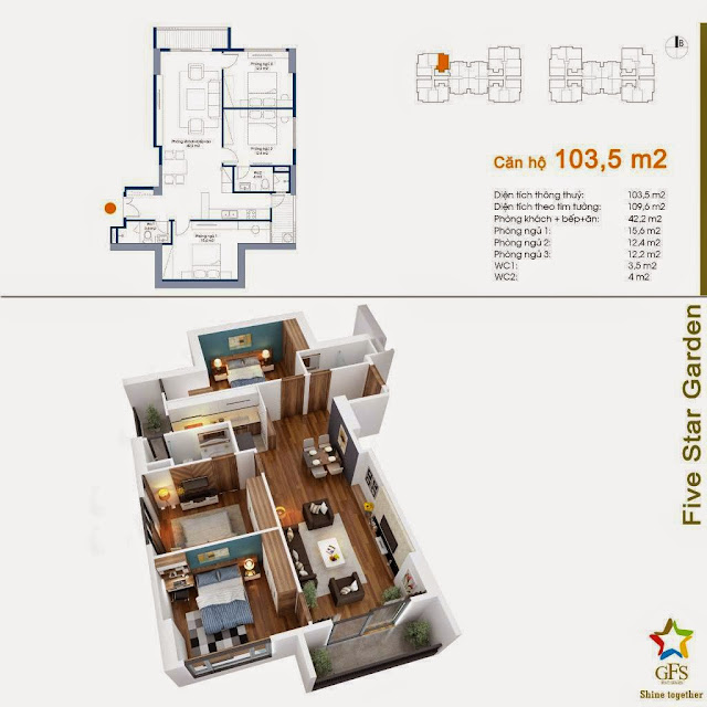 Căn 103,5 m2 Căn 103,5 m2