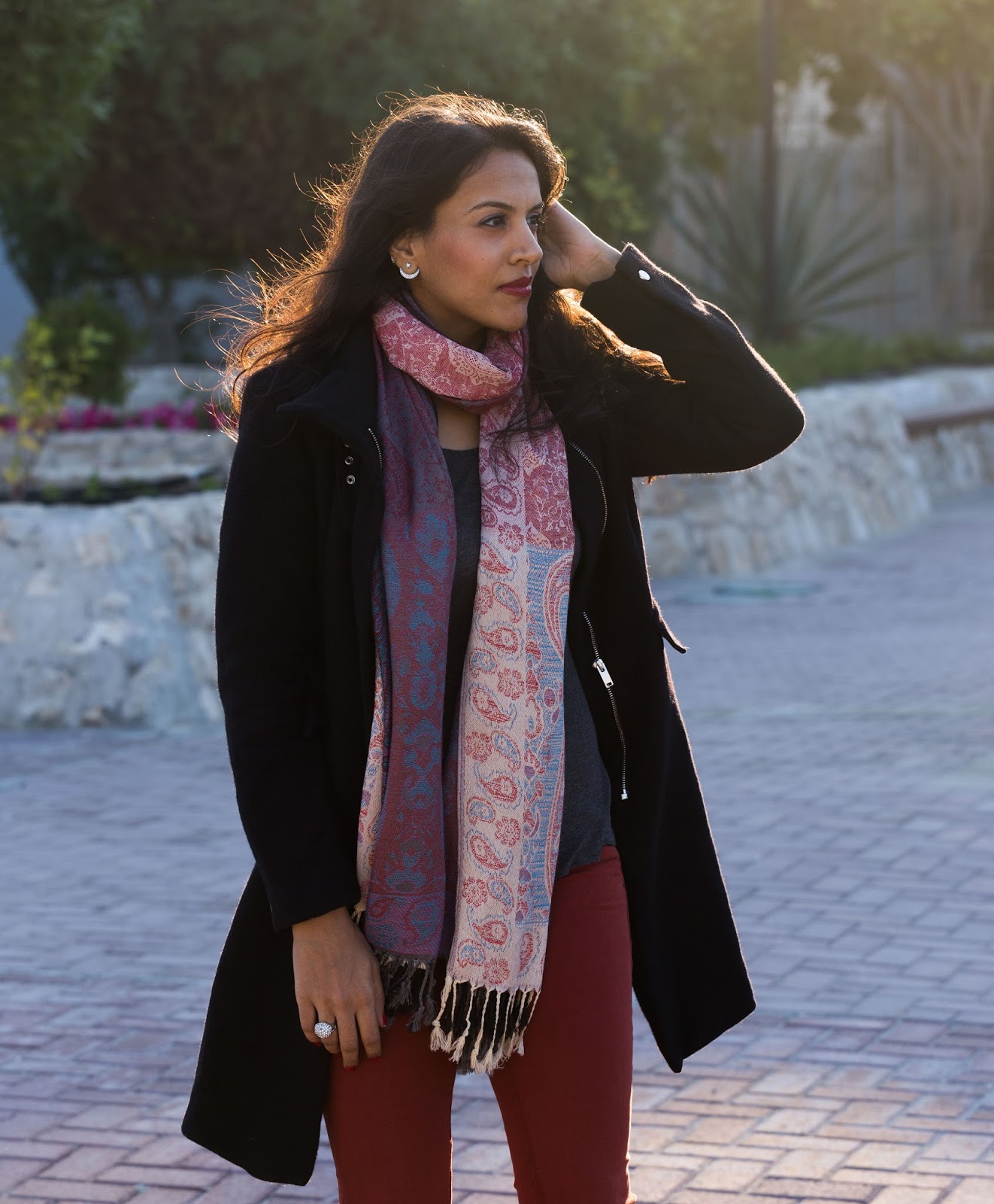 Scarf + Coat + Jeans + Boots = Warm | The Silver Kick Diaries