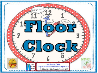 Ms. Smarty Pants : Floor Clock FREEBIE