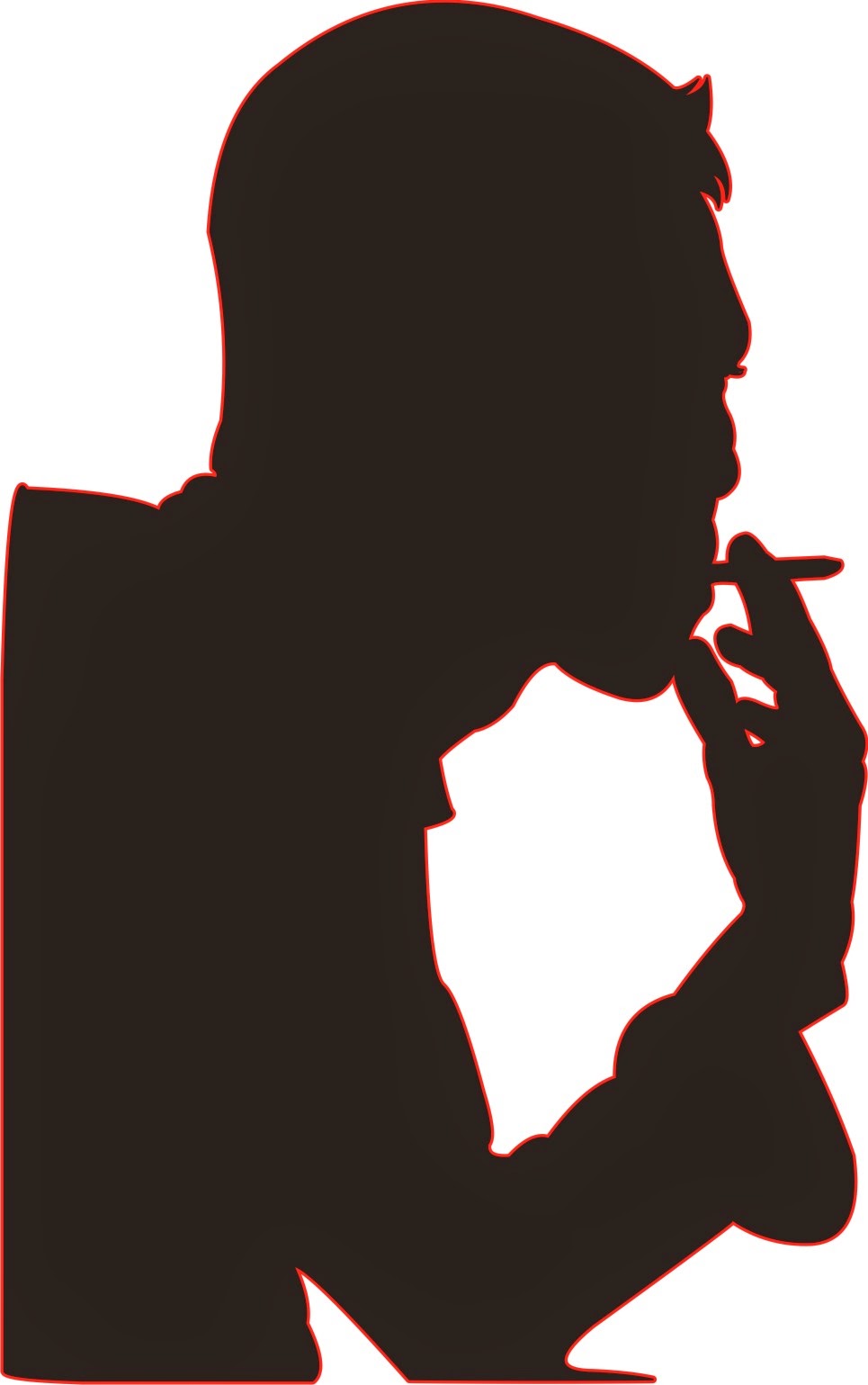 Gambar Silhouette Paling Keren 30 Gambar Kartun Orang Pidato Gambar