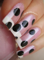 french manicure funky polka dots nails hassid uknailrunner apparel american sally enjoyed wearing really