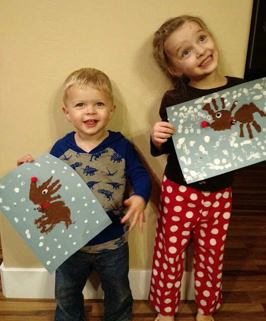 Reindeer Day--fun crafts and activities to do with the kids centered around reindeer