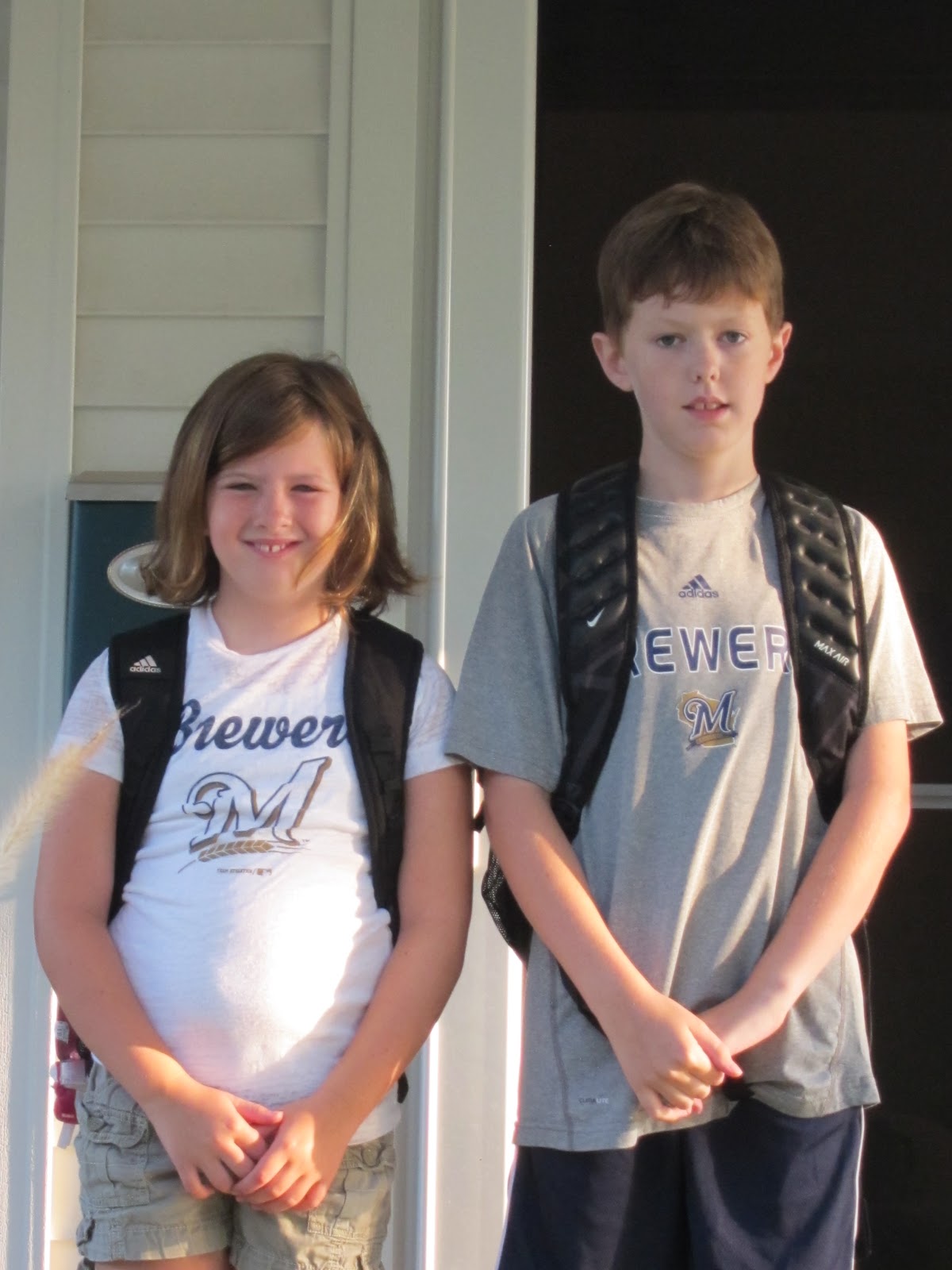 The Hayes Blog First Day Of School Katie 3rd Grade Jonathan 5th Grade