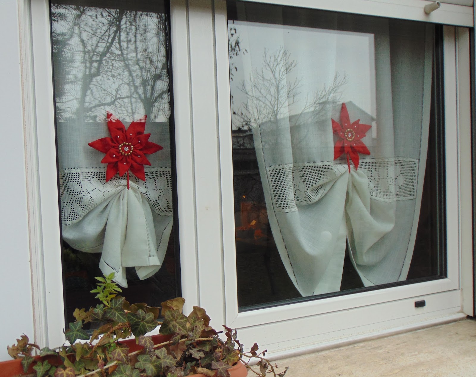 Tenda Natalizia Fai Da Te Idee in Atelier di Liz : STELLE DI NATALE FERMATENDA