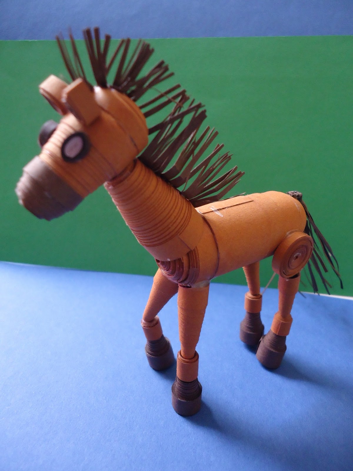 quilling creations Quilled horse