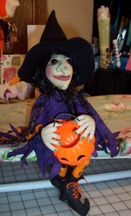 Karen's Dolls and stuff: Witch doll