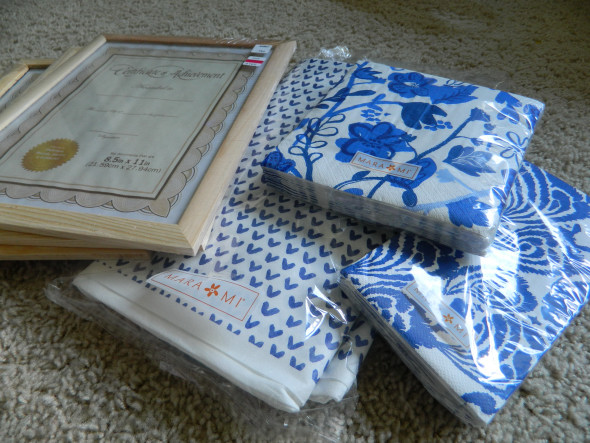Real Inspired: Paper Napkins Become Bathroom Art