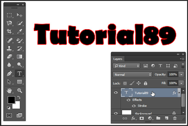 Cara Membuat Tulisan Dobel Line Dengan Photoshop Tutorial89