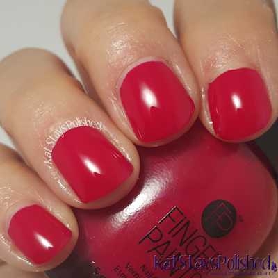 FingerPaints Tis the Season to Sparkle - Romanesque Rouge | Kat Stays Polished