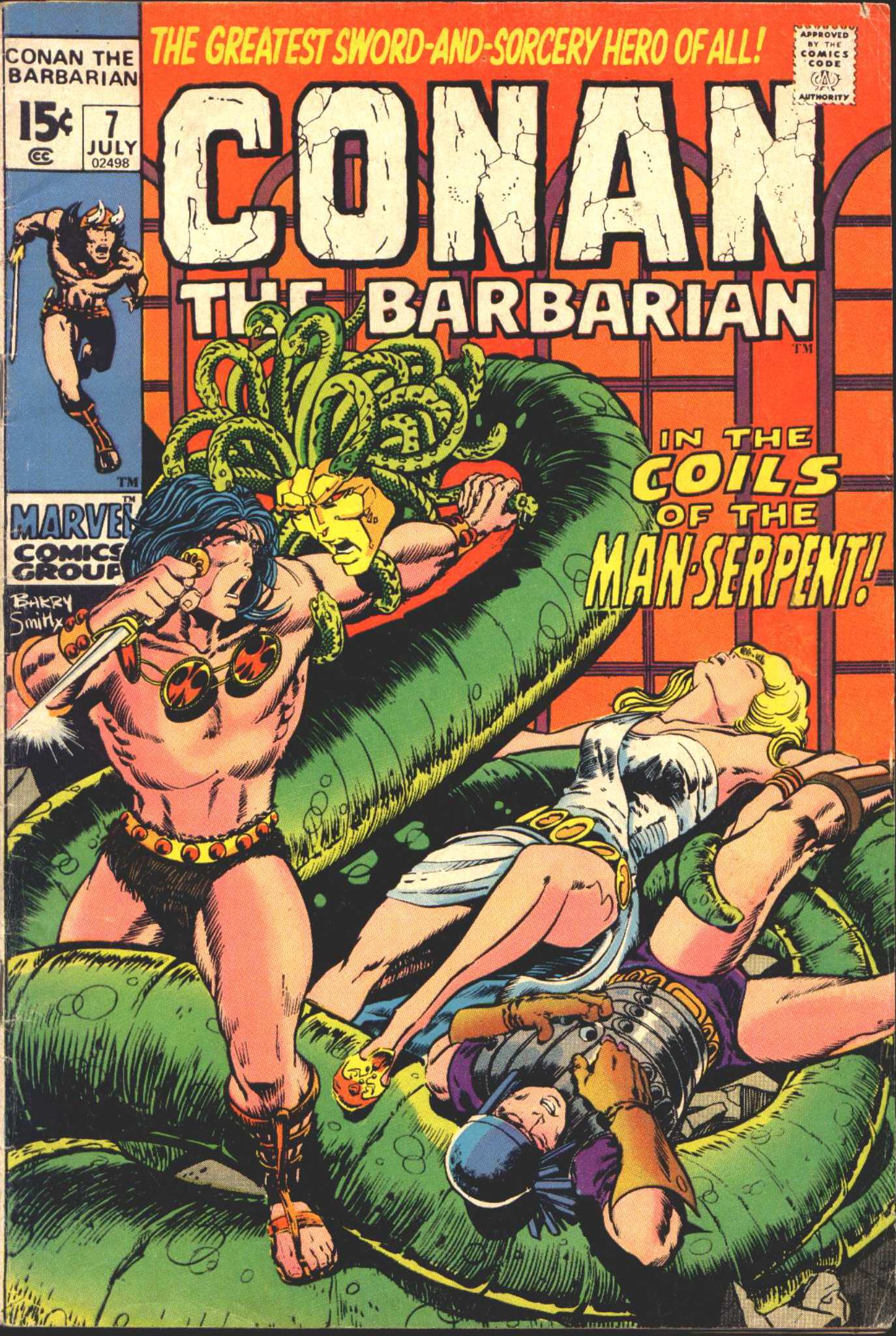 Read online Conan the Barbarian (1970) comic -  Issue #7 - 1