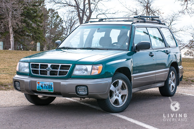overland expo, overland journal, expedition portal, tire rack, offroad, subaru Forester
