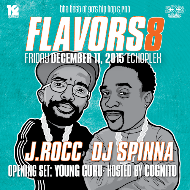 Flavors8 - The Best of 90´s Hip Hop and RNB | J.Rocc und DJ Spinna Mixtape im Stream