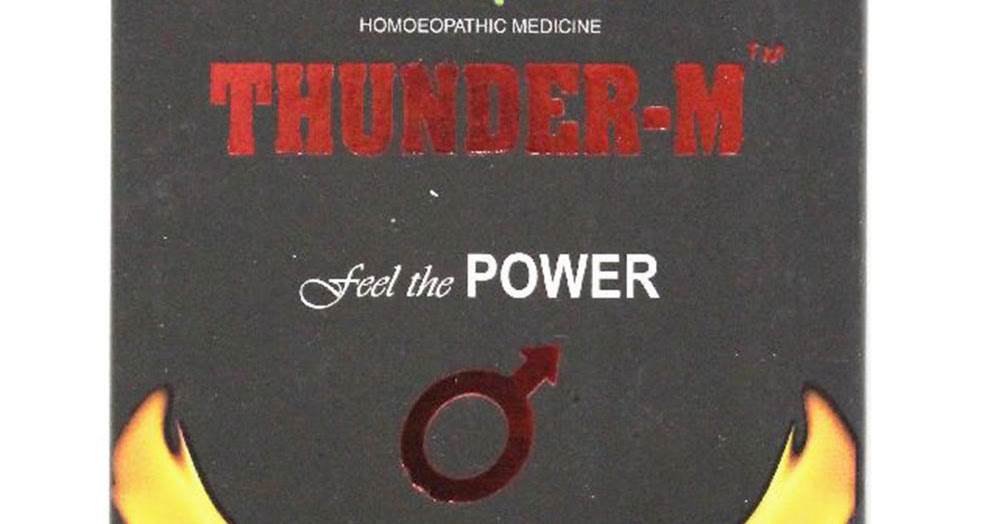 Thunder M Feel the Power Homoeopathic Medicine by Doctor Bhargava